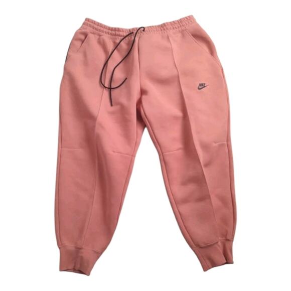 Nike Fleece Pants Salmon Pink Sportswear Sweatpants‎ Joggers Plus Size 3X New - Picture 2 of 15